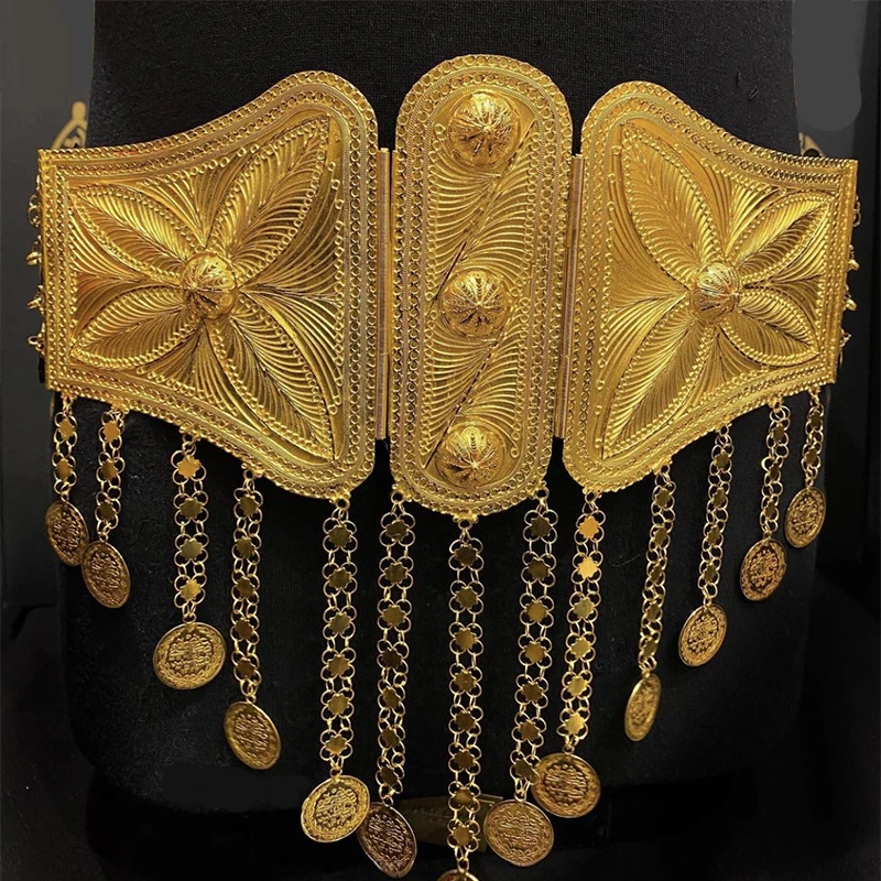 Body Jewelry Gold Plated - Joyería de boda de lujo kurda,