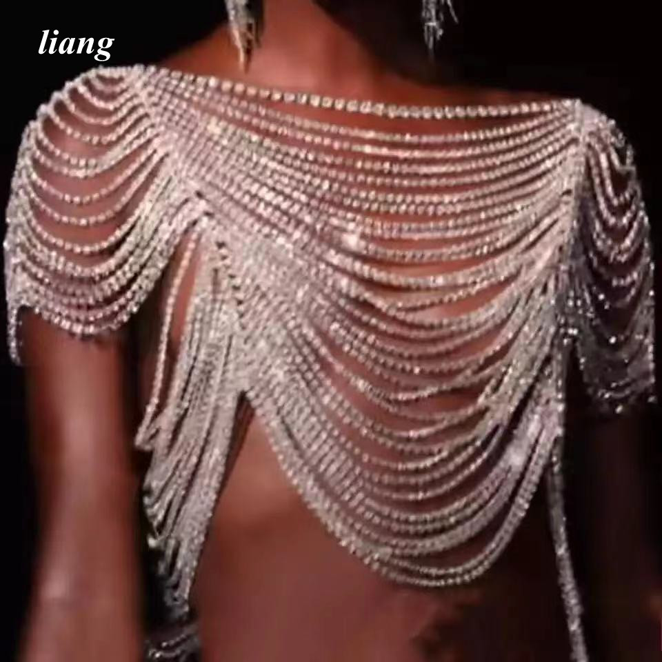 Cadena de cuerpo sexy Bikini C - Body Jewelry Vest reseña y precio