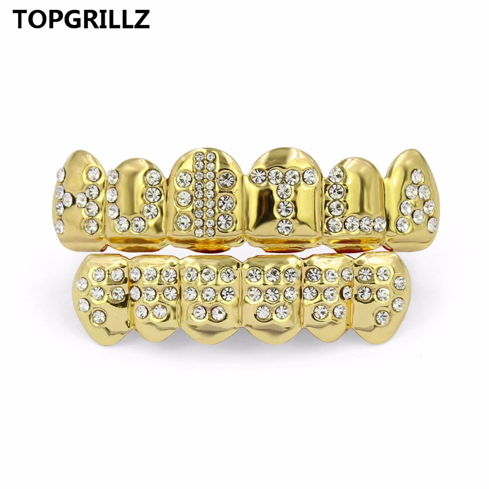 TOPGRILLZ-Juego de parrillas s - Body Jewelry Gold Plated reseña y precio