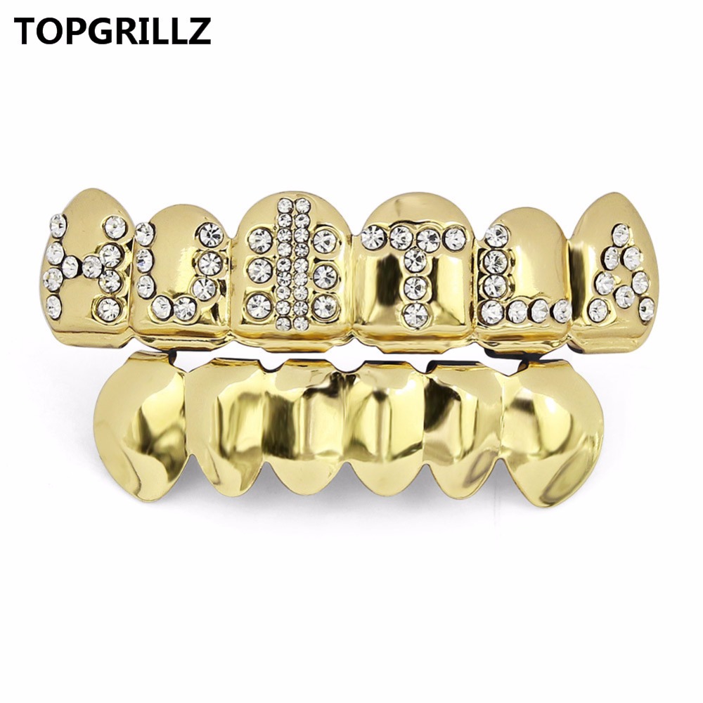 TOPGRILLZ-Juego de parrillas s - Body Jewelry Gold Plated reseña y precio