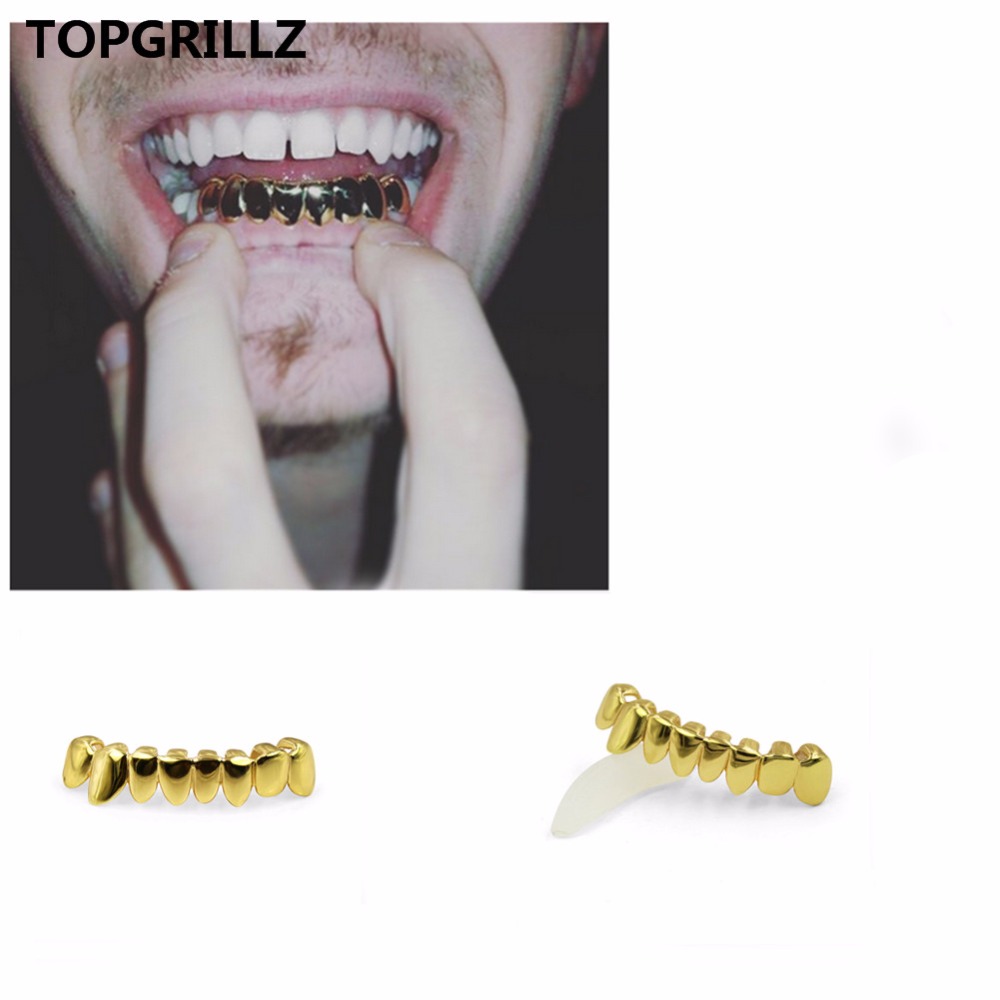 TOPGRILLZ-Parrilla de dientes  - Body Jewelry Gold Plated reseña y precio