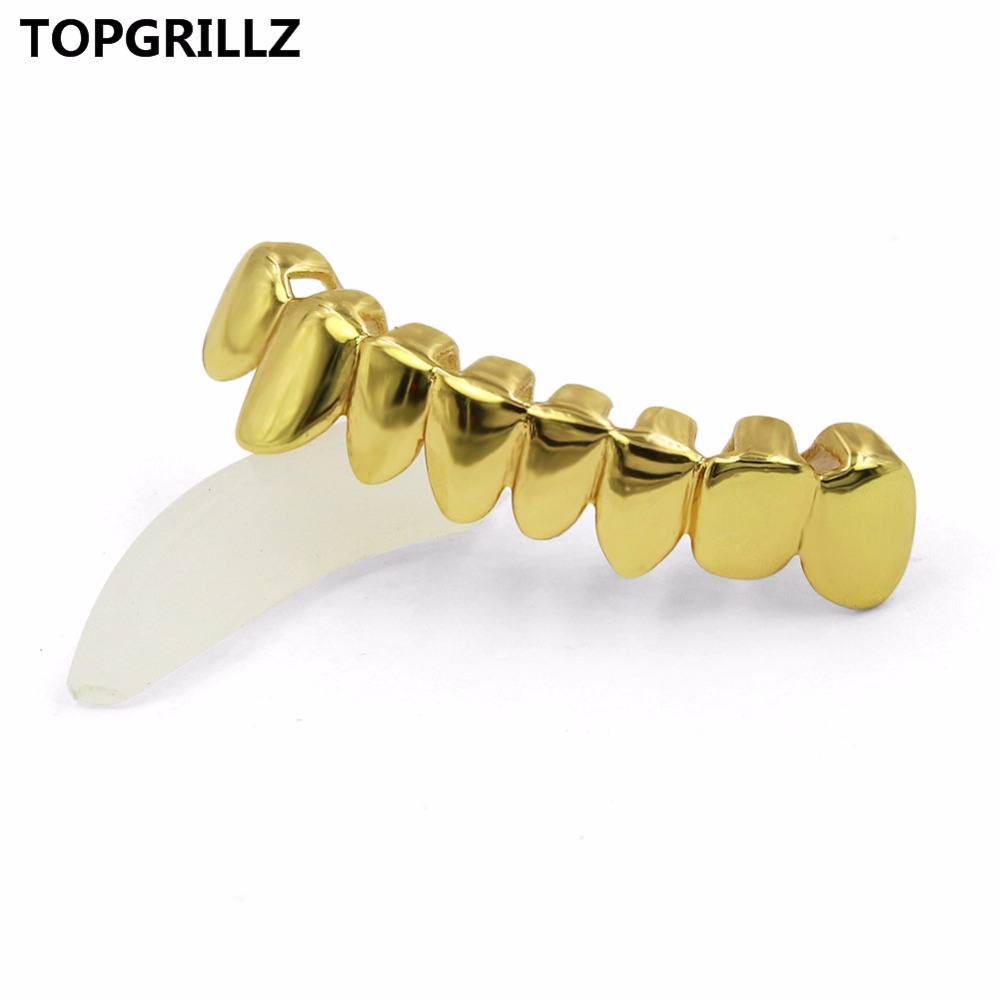 TOPGRILLZ-Parrilla de dientes  - Body Jewelry Gold Plated reseña y precio
