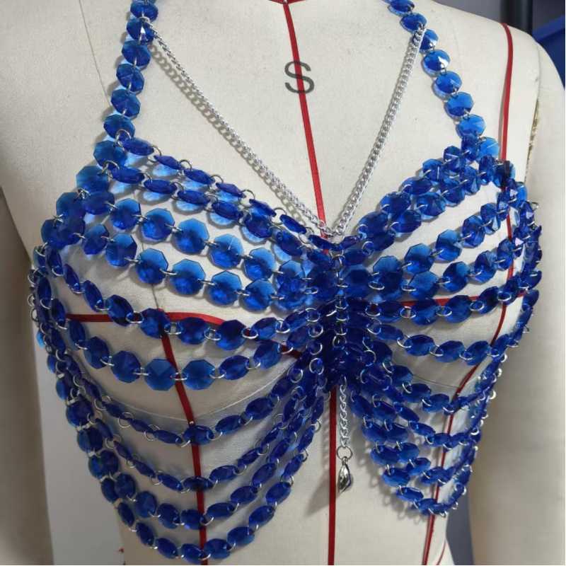 Cadena para el pecho y el cuer - Body Jewelry Vest reseña y precio