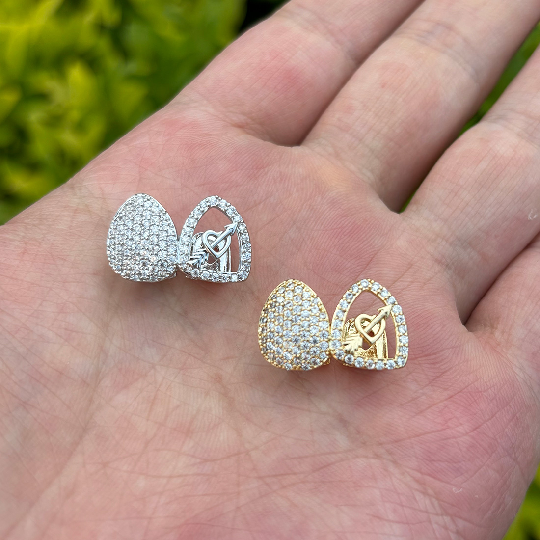 RACHELZ Hip Hop doble amor cor - Body Jewelry Gold Plated reseña y precio