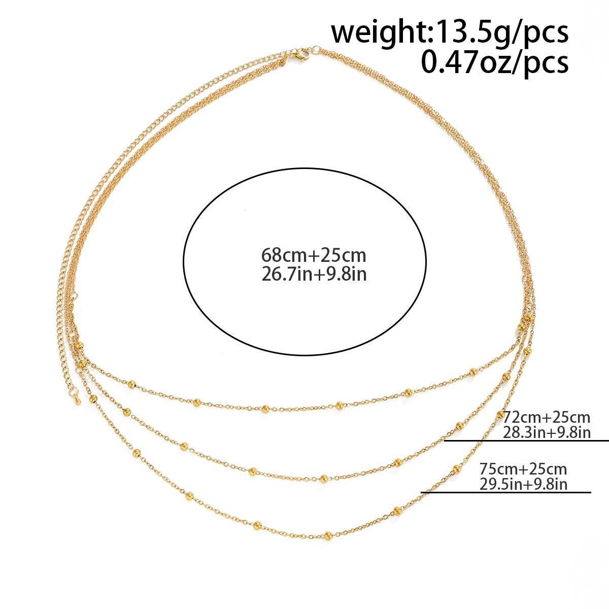 IngeSight.Z Cadena de Cintura  - Body Jewelry Gold Plated reseña y precio